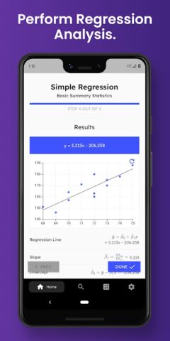 IntroStat — Statistics Solver для Android — скриншот 5