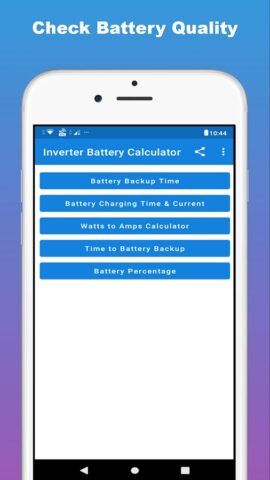 Inverter Battery Calculator для Android — скриншот 2