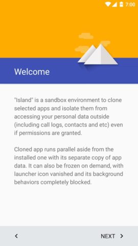 Island для Android — скриншот 1