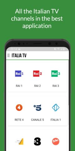 Italia TV diretta — Canali TV для Android — скриншот 3
