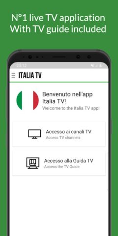 Italia TV diretta — Canali TV для Android — скриншот 4