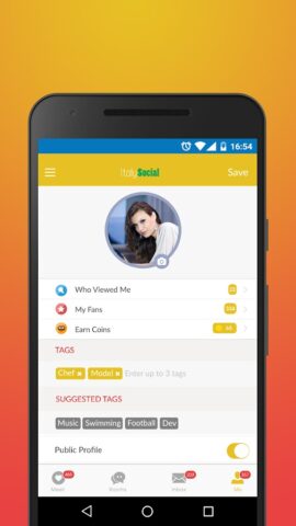 Italy Social: Meet Italians для Android — скриншот 3