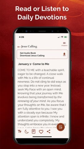 Jesus Calling Daily Devotional для Android — скриншот 2
