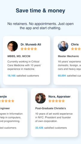 JustAnswer: Ask for help, 24/7 для Android — скриншот 3