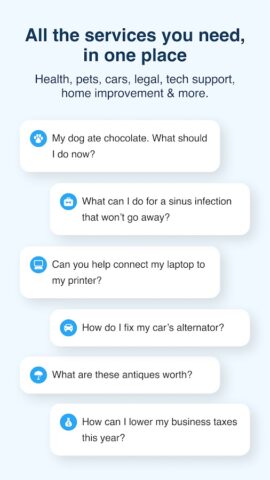 JustAnswer: Ask for help, 24/7 для Android — скриншот 4