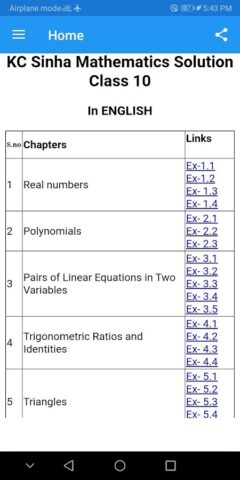 KC Sinha Solution (12,11,10,9) для Android — скриншот 4
