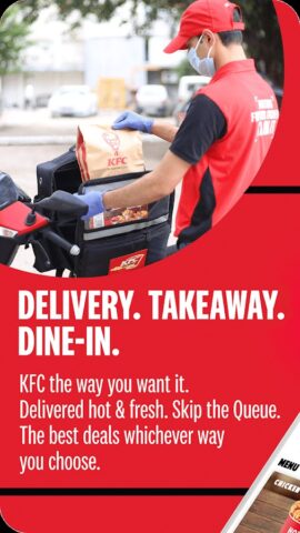 KFC India online ordering app для Android — скриншот 1