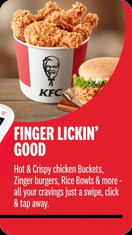 KFC India online ordering app для Android — скриншот 3