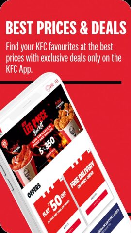 KFC India online ordering app для Android — скриншот 5