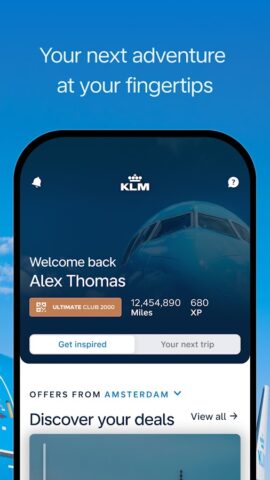 KLM — Забронируйте рейс для Android — скриншот 1