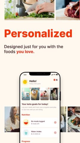 Keto Cycle: Keto Diet Tracker для Android — скриншот 1