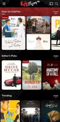 KlikFilm для Android — скриншот 1