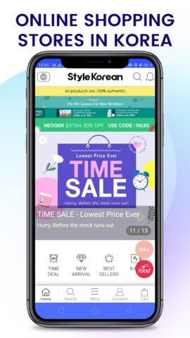 Korea Online Shopping Apps для Android — скриншот 3