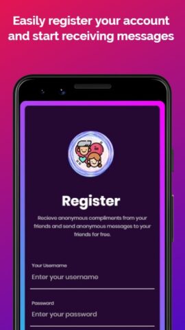 Kubool — Anonymous Messages для Android — скриншот 1