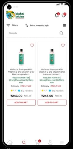 Lakshmi Krishna Naturals для Android — скриншот 4