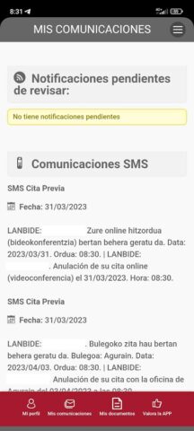 Lanbide LanAPP для Android — скриншот 5