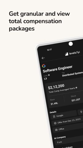 Levels.fyi —  Salaries & More для Android — скриншот 3