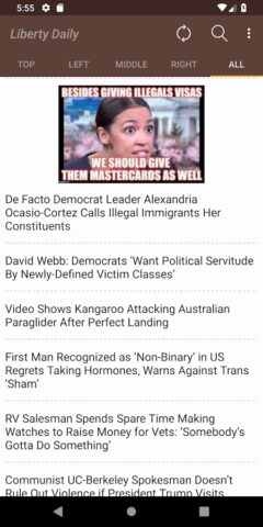 Liberty Daily для Android — скриншот 1