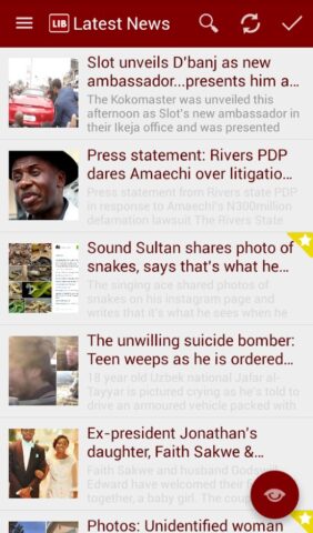 Linda Ikeji Blog для Android — скриншот 2