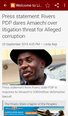 Linda Ikeji Blog для Android — скриншот 4