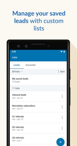 LinkedIn Sales Navigator для Android — скриншот 4