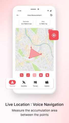 Live Location Voice Navigation для Android — скриншот 2