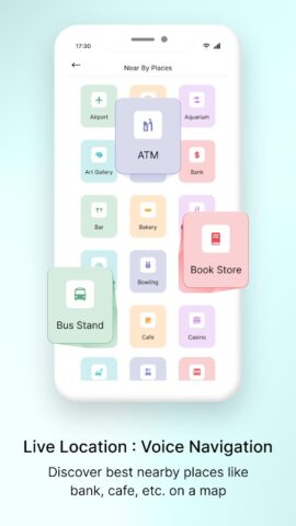 Live Location Voice Navigation для Android — скриншот 4