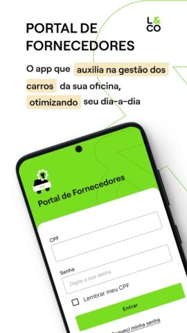 Localiza — Portal Fornecedor для Android — скриншот 1