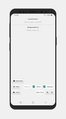 Location Changer — Fake GPS для Android — скриншот 3