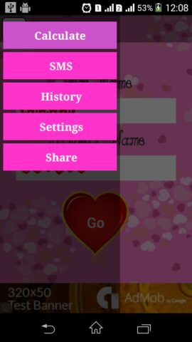 Love Calculator для Android — скриншот 4