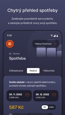 MŮJ ČEZ для Android — скриншот 3