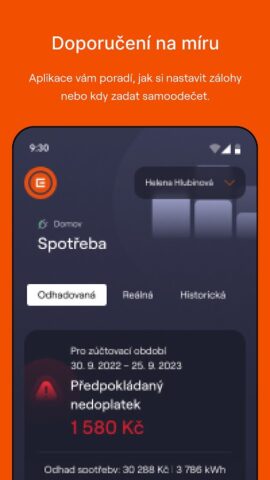 MŮJ ČEZ для Android — скриншот 4