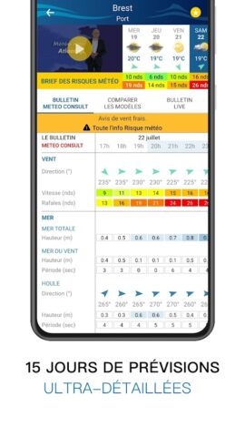 Météo Marine для Android — скриншот 5