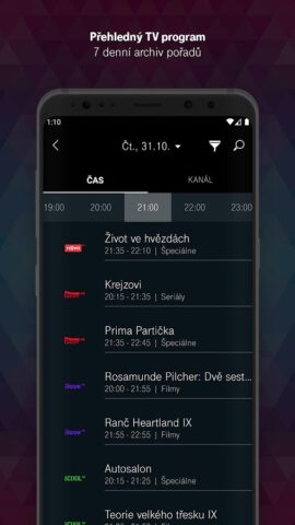 MAGENTA TV — CZ для Android — скриншот 2