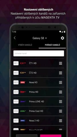 MAGENTA TV — CZ для Android — скриншот 5