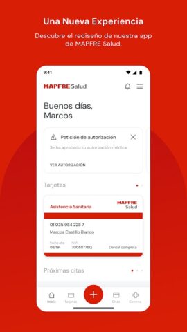 Mapfre Salud для Android — скриншот 1