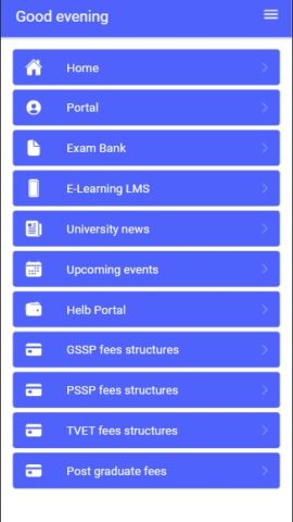 MKSU students’ app для Android — скриншот 1