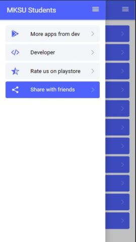 MKSU students’ app для Android — скриншот 2