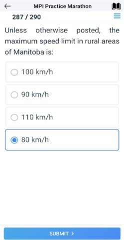 MPI Driving Quiz для Android — скриншот 2