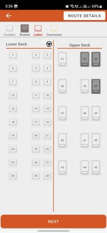 MSRTC Bus Reservation для Android — скриншот 1