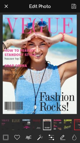 Magazine Cover Maker для Android — скриншот 1