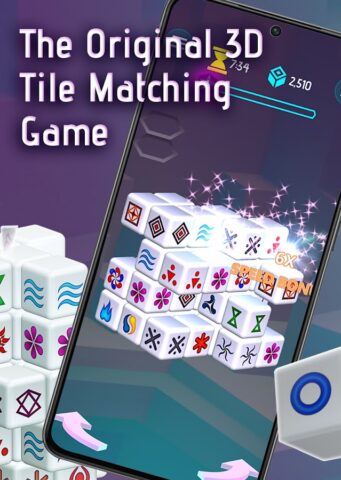 Mahjong Dimensions: 3D Puzzles для Android — скриншот 1