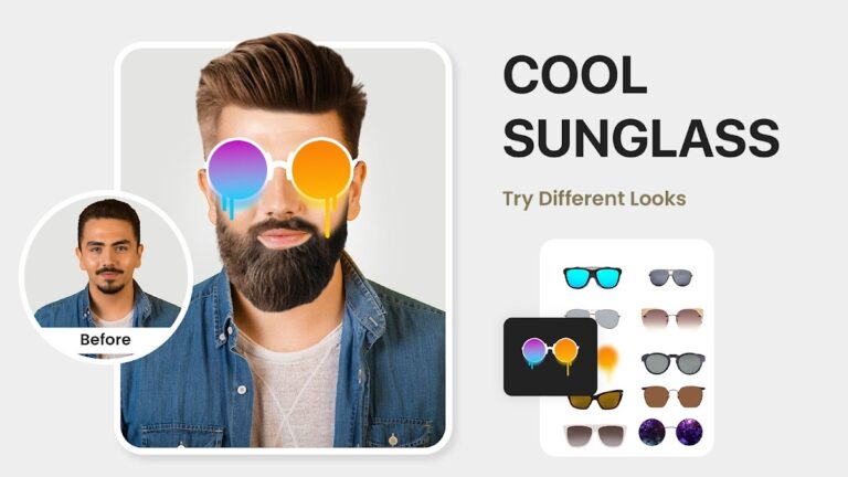 Man Hair Mustache Style Editor для Android — скриншот 3