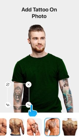 Man Hair Mustache Style Editor для Android — скриншот 4
