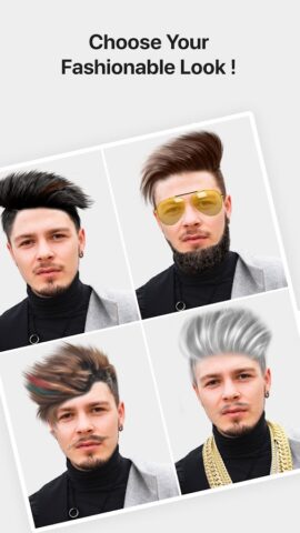 Man Hair Mustache Style Editor для Android — скриншот 5