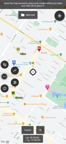 Map Marker для Android — скриншот 1