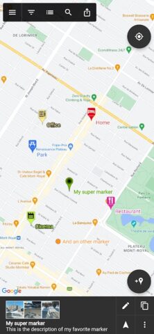 Map Marker для Android — скриншот 3