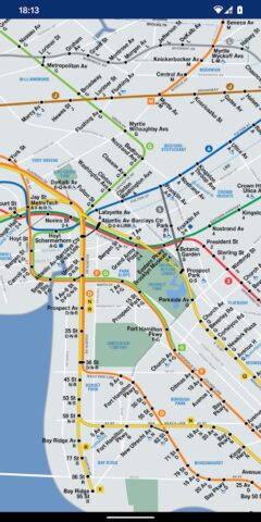 Map of NYC Subway для Android — скриншот 5