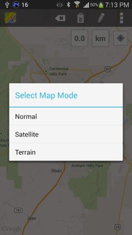 Правило карт (Maps Ruler) для Android — скриншот 4