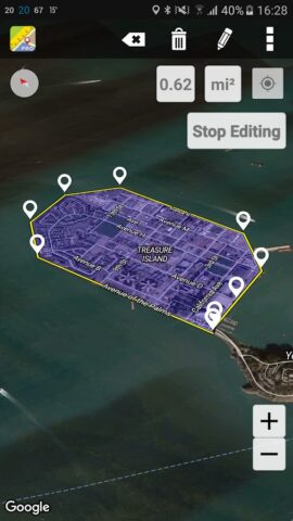 Правило карт (Maps Ruler) для Android — скриншот 5
